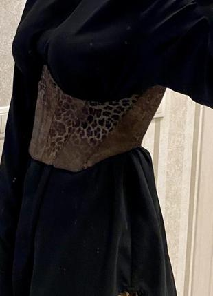 Корсет подгрудный леопардовый