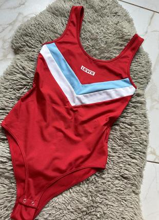 Купальное боди, купальник от levi’s