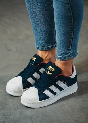 Женские кроссовки (адидас superstar xlg) топ качество