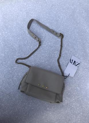 Шкіряна сумочка zara