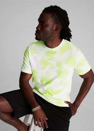 Футболка, футболка лого, футболка с логотипом puma, футболка хлопковая фирменная, футболка хлопков варника тай дай