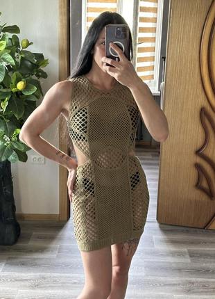 Вʼязане плаття zara