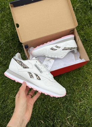 Женские кроссовки reebok classic leather оригинал новые кожаные