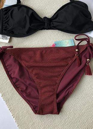 Плавки с обрекали на завязках низ от купальника