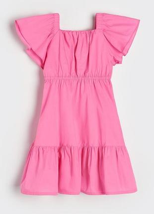 Стильное коттоновое платье с вырезом на спине🔥h&m4 фото