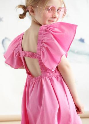 Стильное коттоновое платье с вырезом на спине🔥h&m2 фото