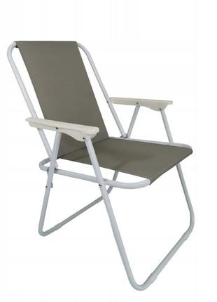 Складное садовое кресло kontrast atena pro серый