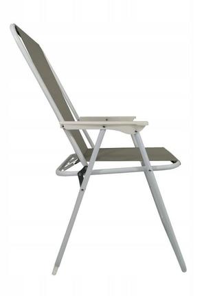 Складное садовое кресло kontrast atena pro серый