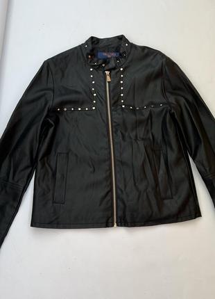 Кожаная куртка trussardi