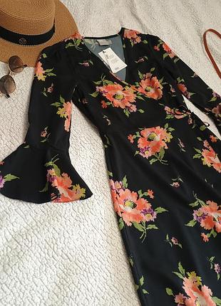 Платье с цветами 4