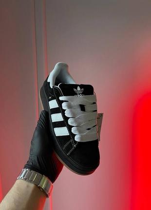 Кроссовки adidas campus x korn black white4 фото