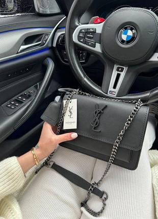 Сумка в стиле Saint Laurent Cassandra Sandalen 75mm Schwarz