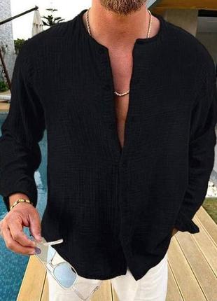 Мужская рубашка из муслина