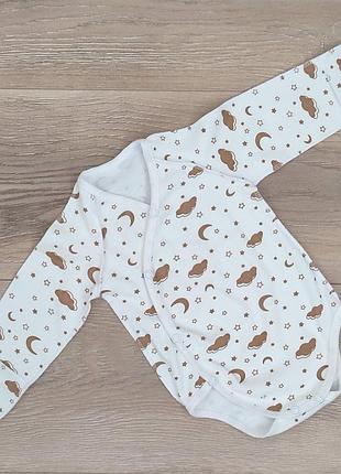 Боди с закрытыми ручками для новорожденных