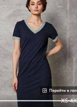 Літня сукня плаття синя міні