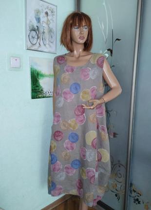 Льняна сукня бохо італія