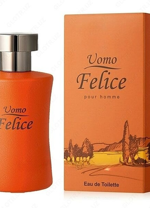 Туалетна вода чоловіча uomo felice, 100 мл (3210)