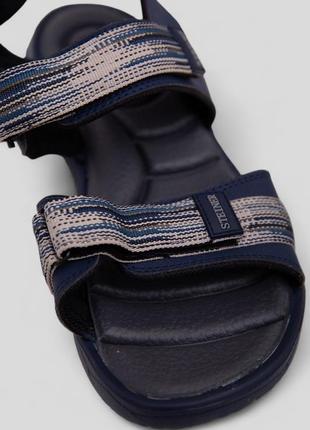 Сандалії чоловічі, колір синій,