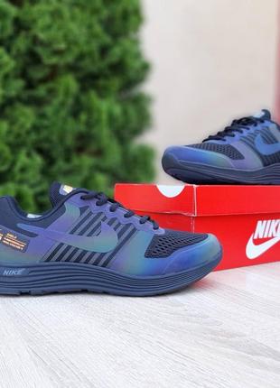 Мужские кроссовки nike flykit racer черные с неоном