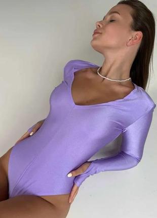 Боді з довгим рукавцем