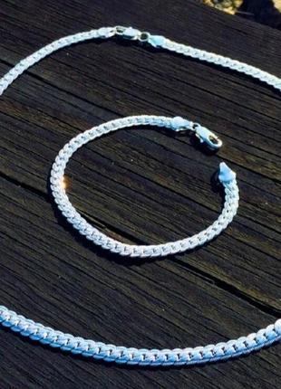 Серебряная цепочка 925 проба