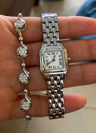 Часы в стиле cartier