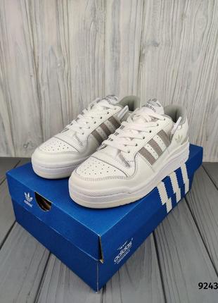 Кросівки adidas tango forum low white grey9 фото