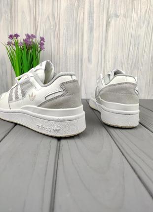 Кросівки adidas tango forum low white grey3 фото