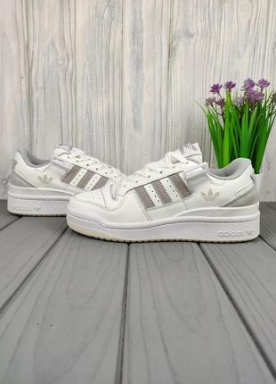 Кросівки adidas tango forum low white grey4 фото