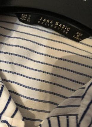Платье в полоску zara 5