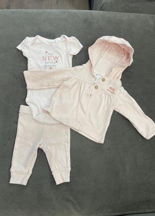 Костюм тройка carters 0-3 мес, 62 см