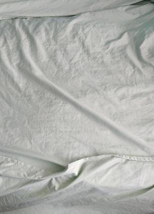 Простынь светлого оливкового цвета silentnight 190 на 129 на резинке