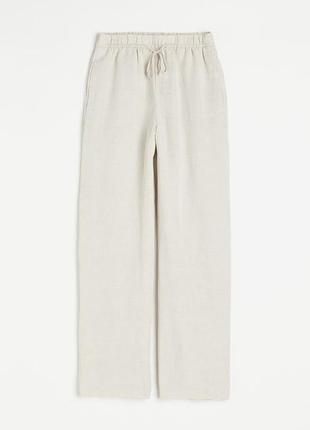 Льняные брюки брюки h&amp;m