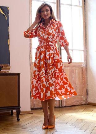 Жіноча літня сукня міді сарафан ,женское платье миди,лёгкое легка, софт8 фото