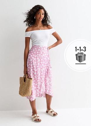 Миди юбка в ромашку sunshine soul вискоза