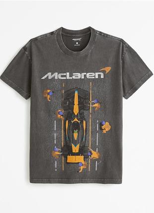 Футболка abercrombie mclaren graphic tee