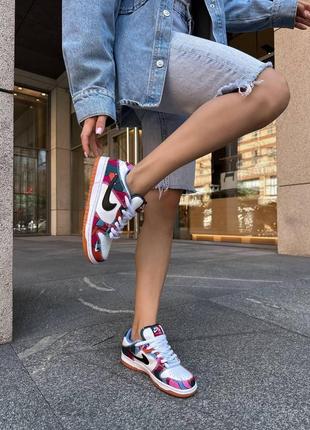 Кросівки nike sb dunk low parra multi color 39