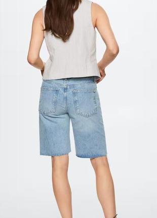 Джинсовые шорты mango 3