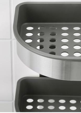 Угловая полка для ванной комнаты brogrund ikea5 фото