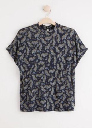 Легкая трикотажная блуза из вискозы р.xl
