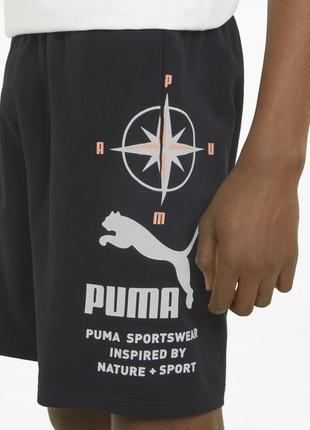 Шорти puma nature camp graphic men's shorts4 фото