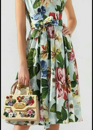 Как солнца дети, восхитительные цветы: платье dolce gabbana