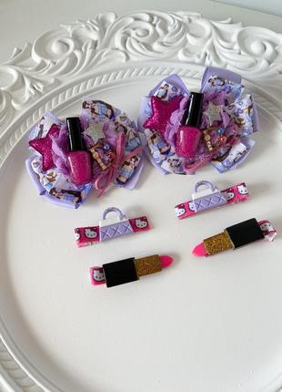 Подарочный набор диор.бант и заколки.