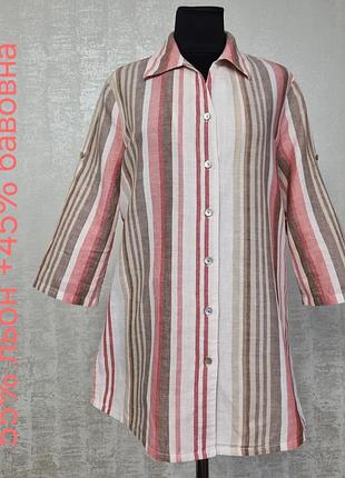 Peter hahn дизайнерская льняная туника