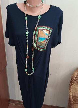Сукня літня іспанія xxl l  xl можна для  вагітності