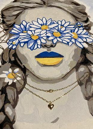 Подвеска сердечко, на цепочке2 фото