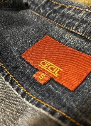 Джинсова куртка жіноча (s - l)!!! бренд - «cecil» на ґудзиках6 фото