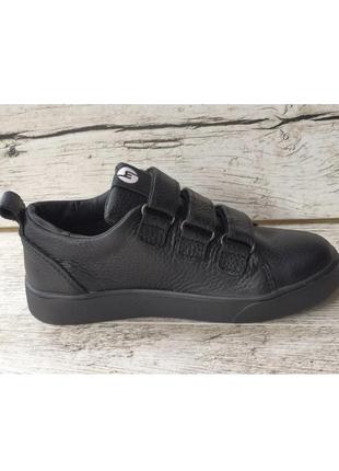 Підліткові та дитячі класичні кеди туфлі кросівки натуральна шкіра весна-осінь ...