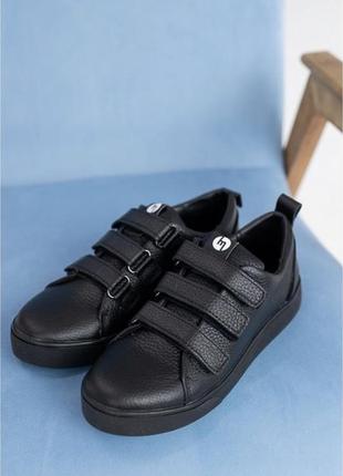 Підліткові та дитячі класичні кеди туфлі кросівки натуральна шкіра весна-осінь ...