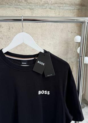 Чоловіча футболка boss tee big logo👍5 фото